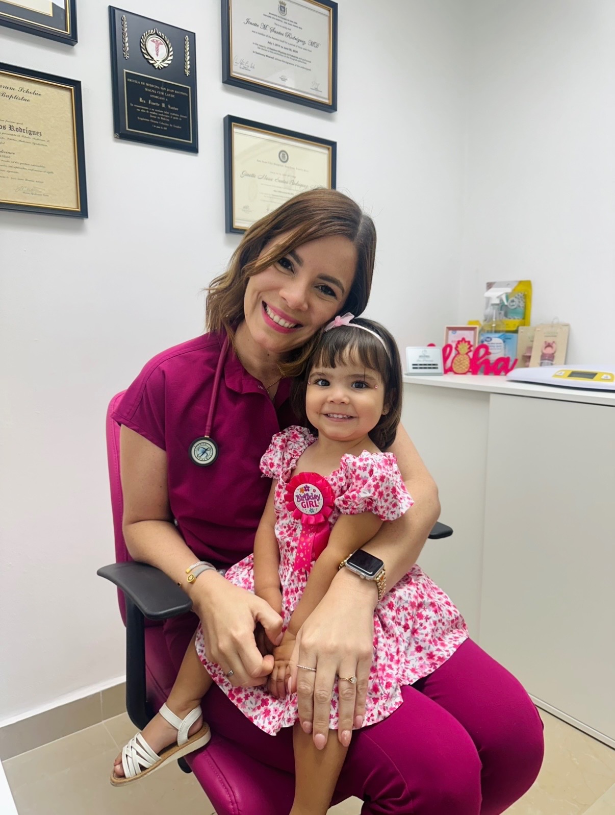 Metro Pediatrics visit with a young patient